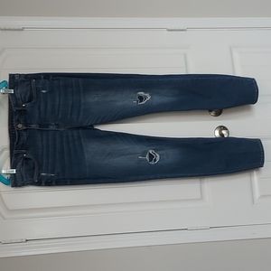 WHBM Skinny, curvy fit. Distressed look. 12L
